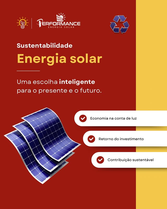 Energia solar é economia hoje e investimento para o futuro